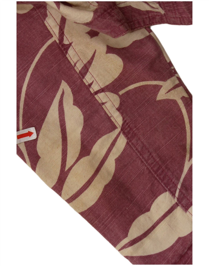 STREET ONE Γυναικείο Crop Jacket EU 36 Small Pink Floral Βαμβακερό