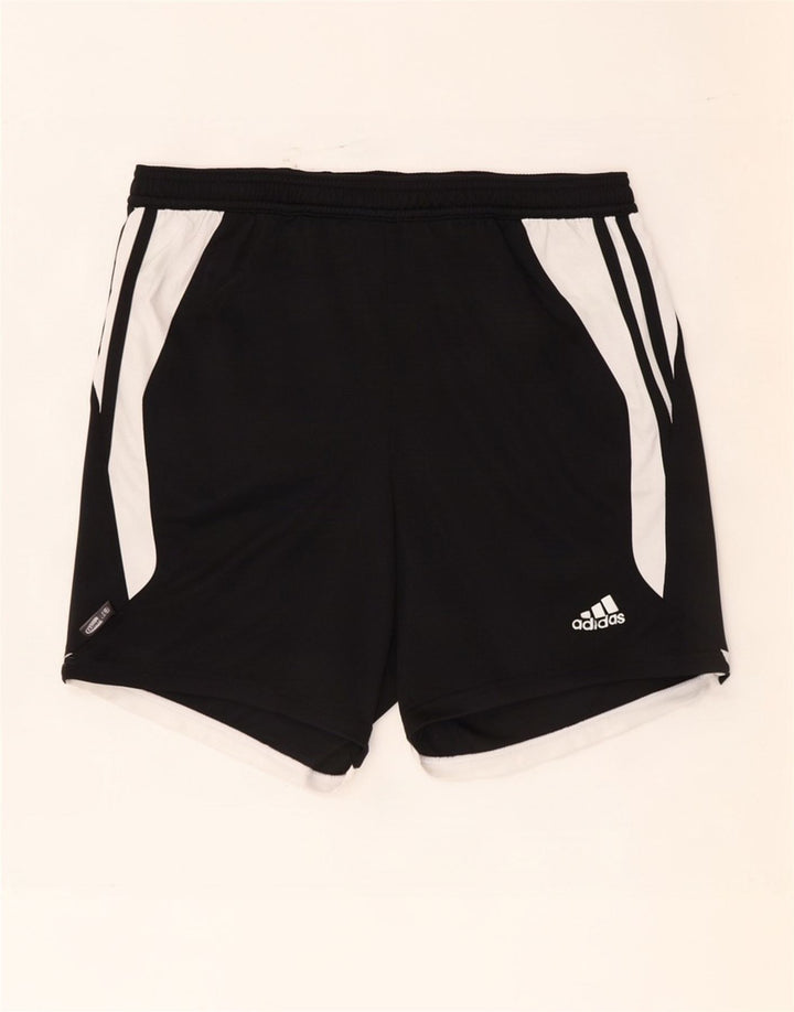 Ανδρικό σορτς Adidas Climalite Sport σορτς μεσαίου μαύρου χρώματος πολυεστέρας