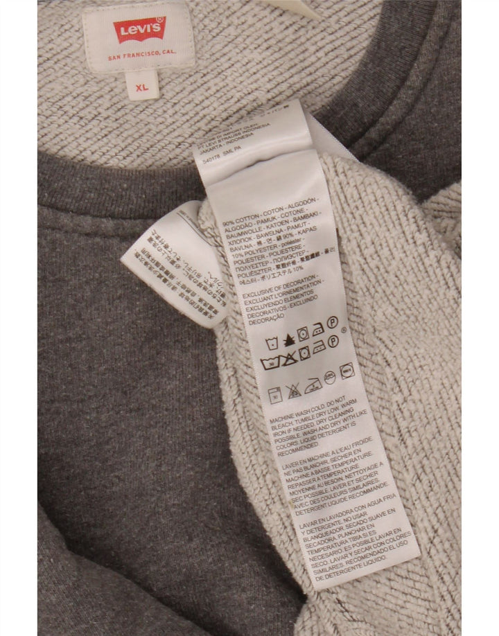 Ανδρικό γραφικό φούτερ Levi's Jumper XL Γκρι βαμβακερό