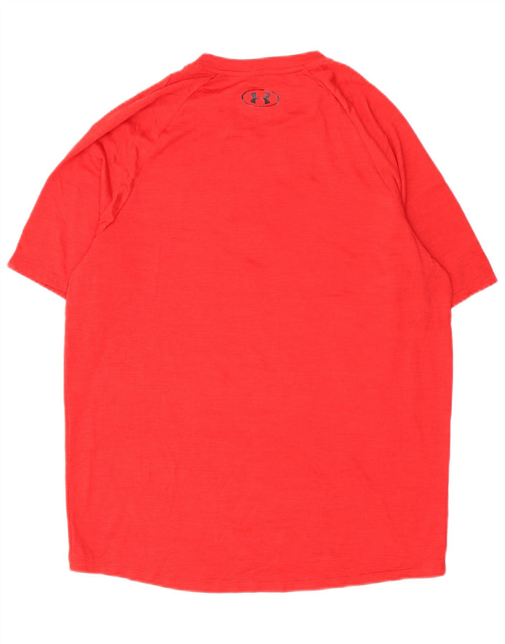 Ανδρικό T-Shirt UNDER Armour Top Medium Red Polyester