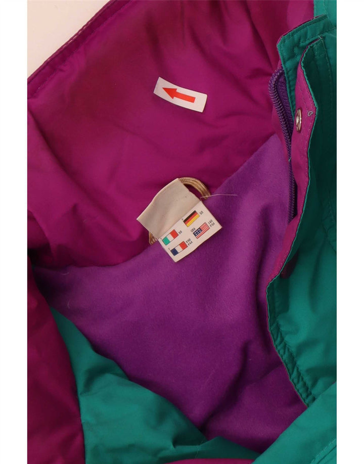Ellesse Ανδρικό τζάκετ σκι με κουκούλα IT 50 Large Green Colourblock