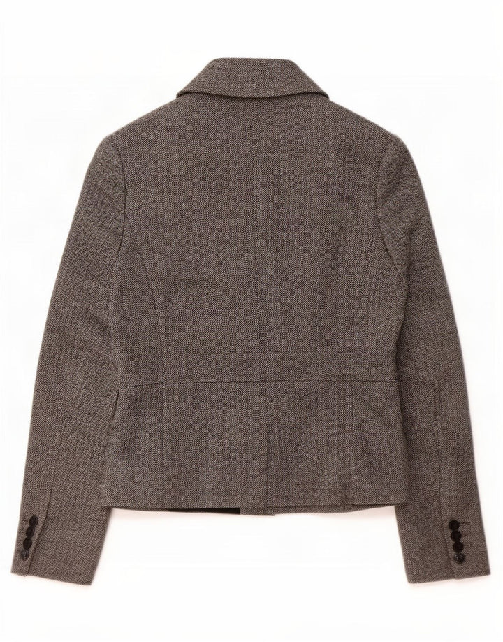 Hobbs Γυναικείο μπουφάν blazer UK 14 μεγάλο γκρι ψαροκόκαλο