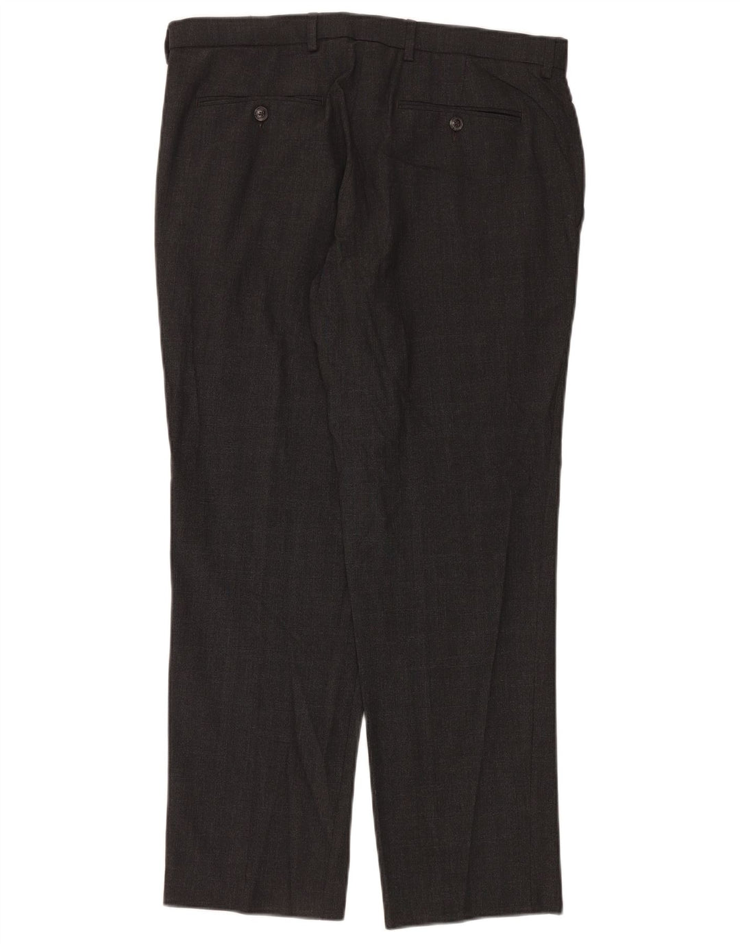 Marks & Spencer Ανδρικό παντελόνι Chino με κανονική εφαρμογή W34 L29 Γκρι πολυεστέρας