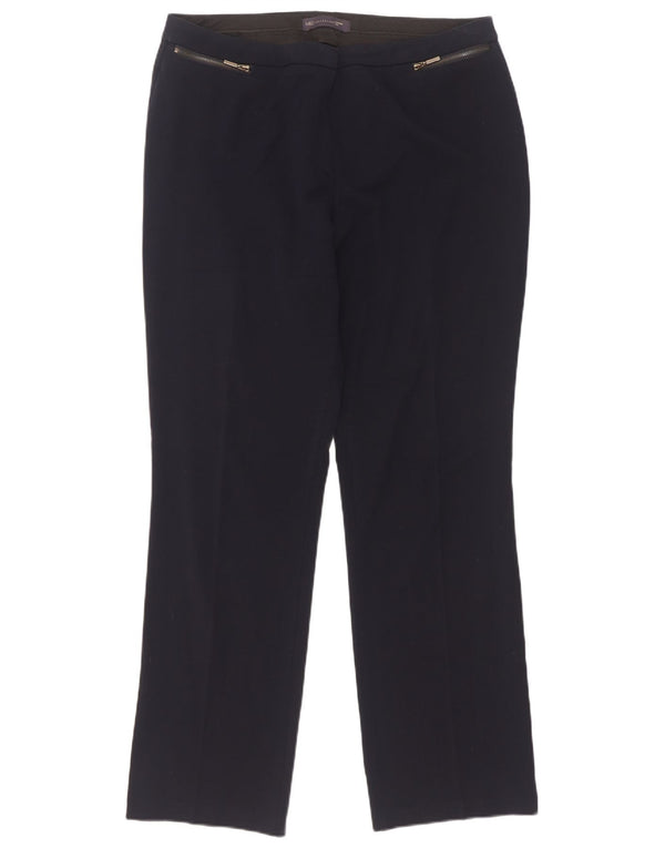 Γυναικεία Casual Παντελόνια Marks & Spencer UK 14 Large W34 L31 Navy Blue