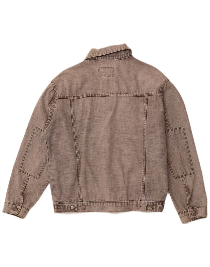 VINTAGE Ανδρικό Τζιν Μπουφάν UK 40 Large Grey