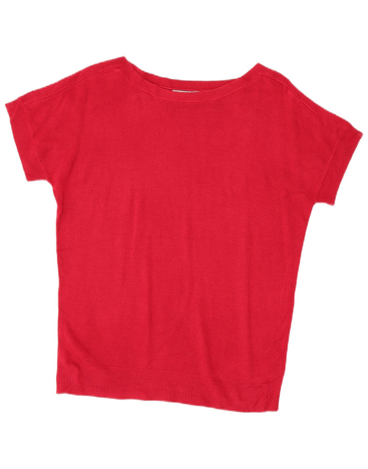 Marks & Spencer Γυναικείο πουλόβερ με λαιμόκαυστο UK 12 Medium Red