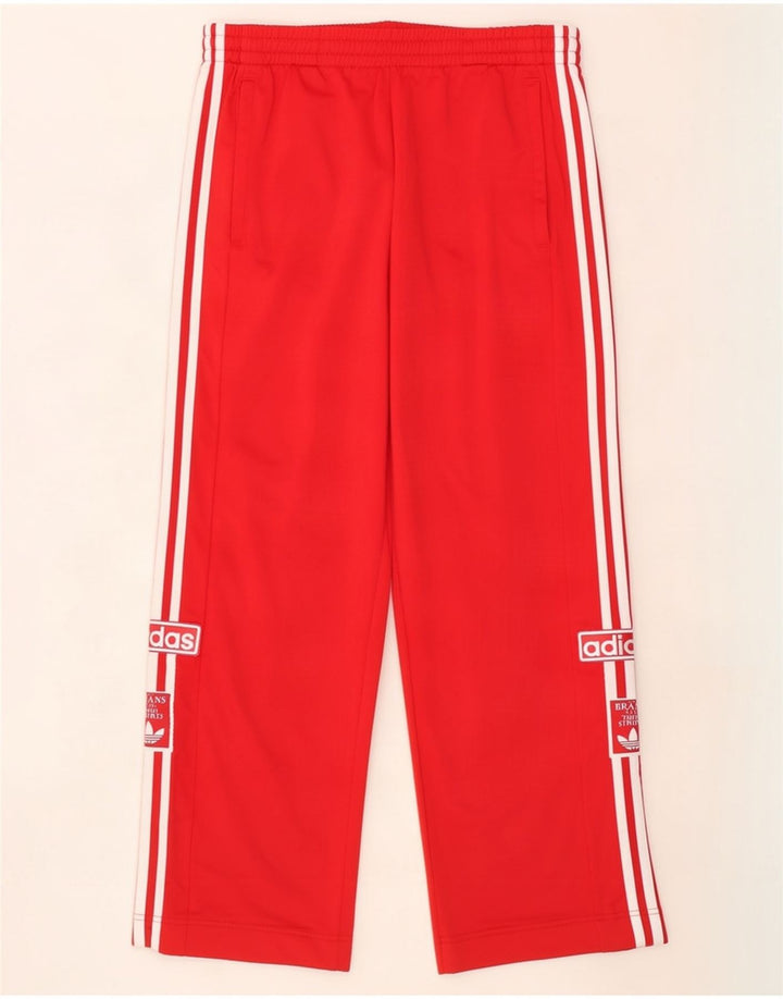 Adidas Ανδρικά γραφικά αθλητικά παντελόνια μεσαίου κόκκινου πολυεστέρα