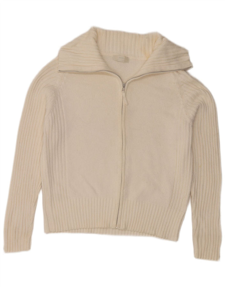 Marks & Spencer Γυναικείο Stretch Cardigan πουλόβερ UK 16 Large White