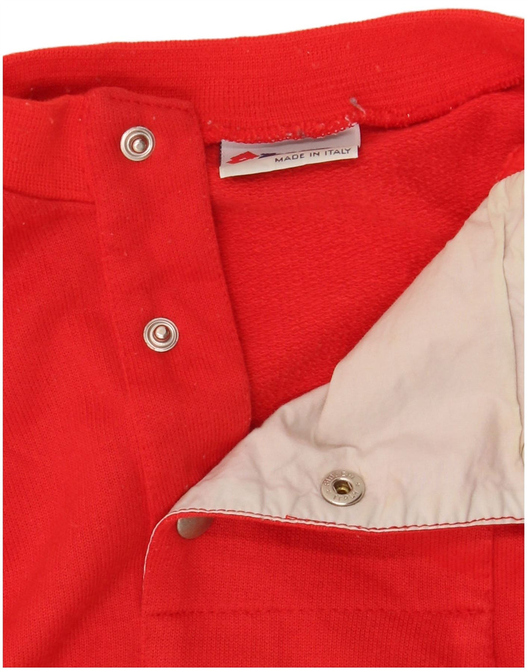 Lotto Ανδρικό πουλόβερ με κουμπιά λαιμόκοψης μικρό κόκκινο βαμβακερό