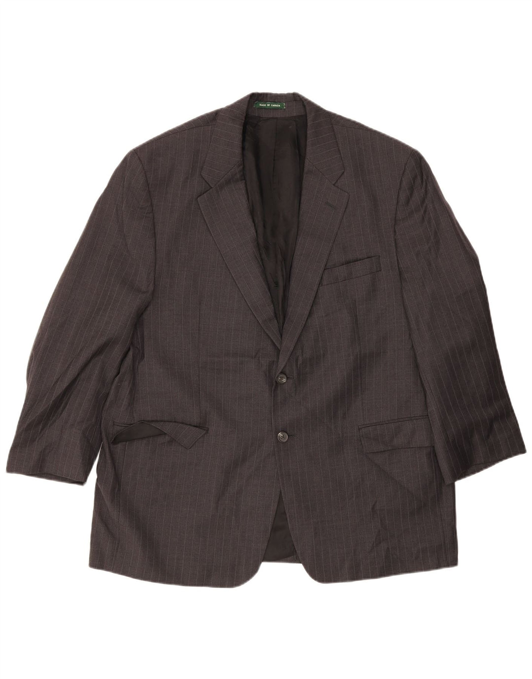 Ralph Lauren Ανδρικό σακάκι με 2 κουμπιά UK 46 2XL μαλλί με γκρι ρίγες