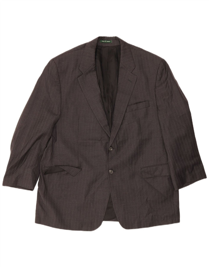 Ralph Lauren Ανδρικό σακάκι με 2 κουμπιά UK 46 2XL μαλλί με γκρι ρίγες