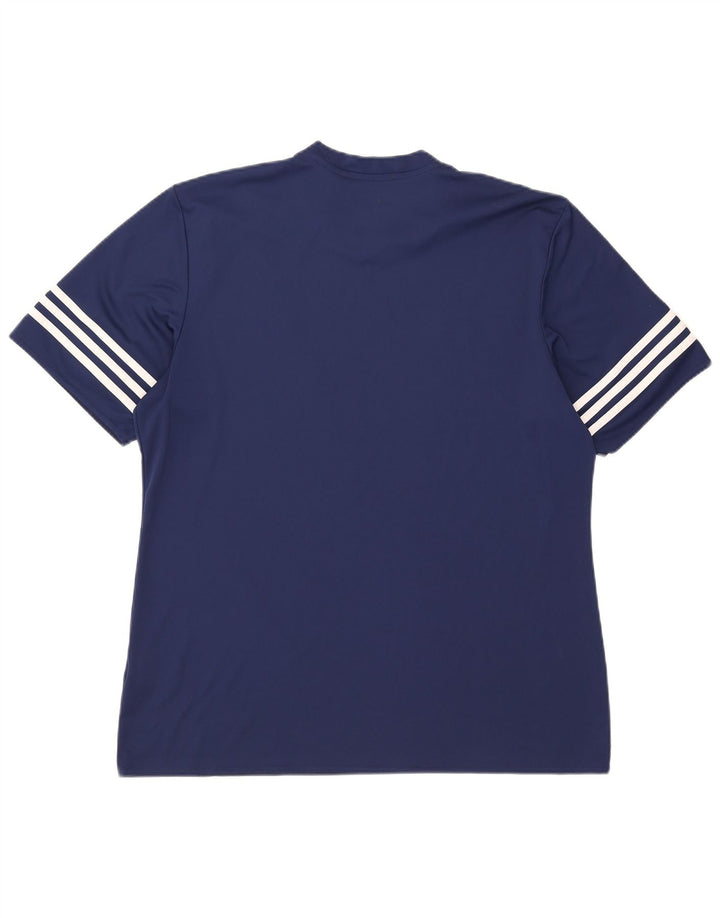 Adidas Ανδρικό T-Shirt Climalite Top XL Navy Blue Polyester