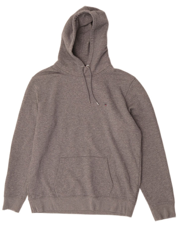 Gant Ανδρικό Hoodie Jumper 3XL Γκρι βαμβακερό