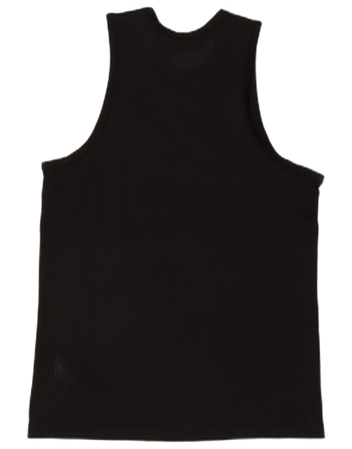 Γραφικό γιλέκο Nike Mens Dri Fit, μεσαίο μαύρο πολυεστέρας