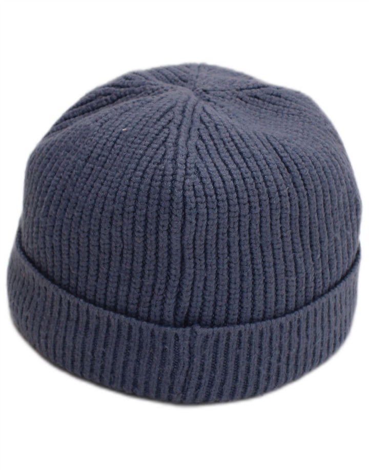 Ted Baker Boys Knit Beanie Hat 9-10 Years Blue Viscose