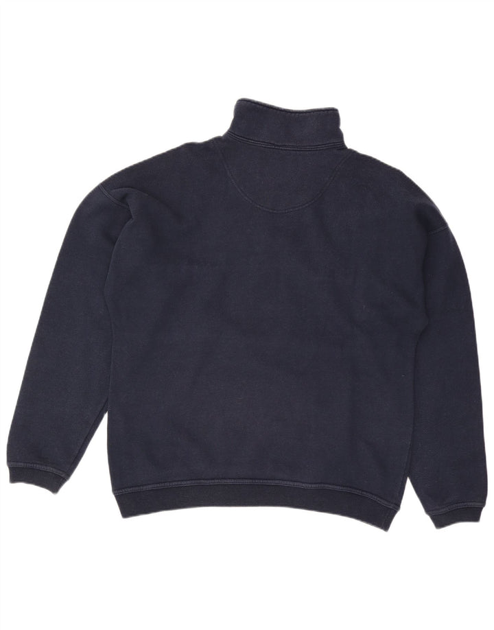 Ανδρικό φούτερ με φερμουάρ CHAMPION Jumper Medium Navy Blue Colourblock