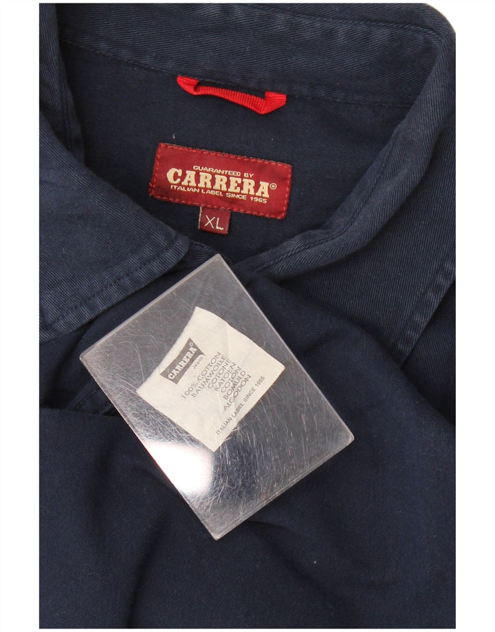 Ανδρικό πουκάμισο CARRERA XL Navy Blue Cotton