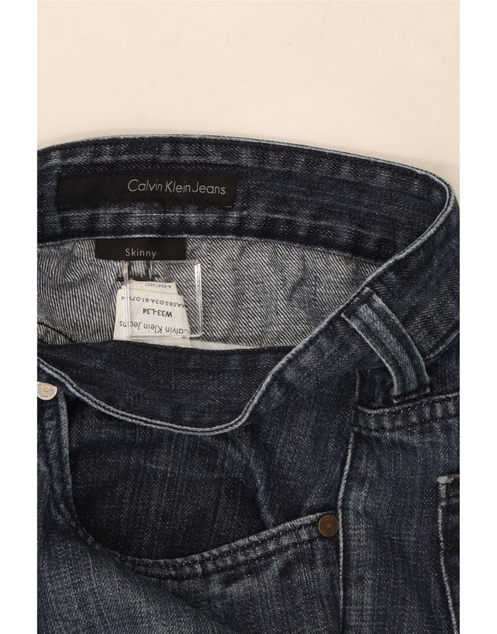 CALVIN KLEIN Γυναικείο Crop Skinny Jeans W33 L26 Μπλε