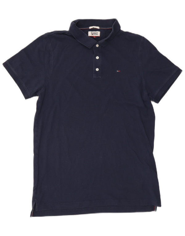 Tommy Hilfiger Ανδρικό πουκάμισο Polo Slim Fit 2XL Navy Blue Cotton