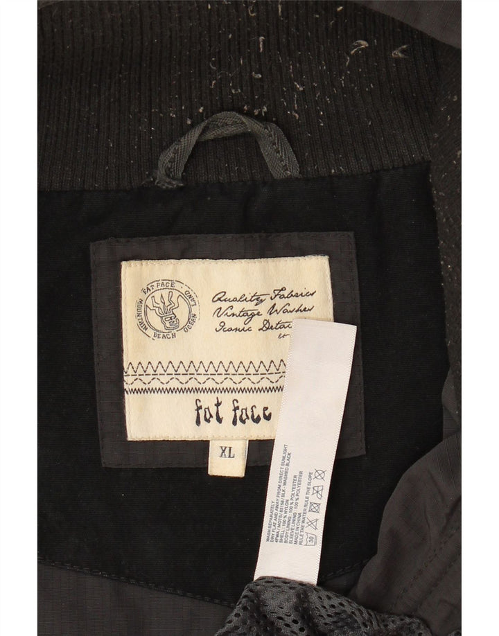 FAT FACE Ανδρικό μπουφάν με κουκούλα Utility UK 42 XL Γκρι νάιλον