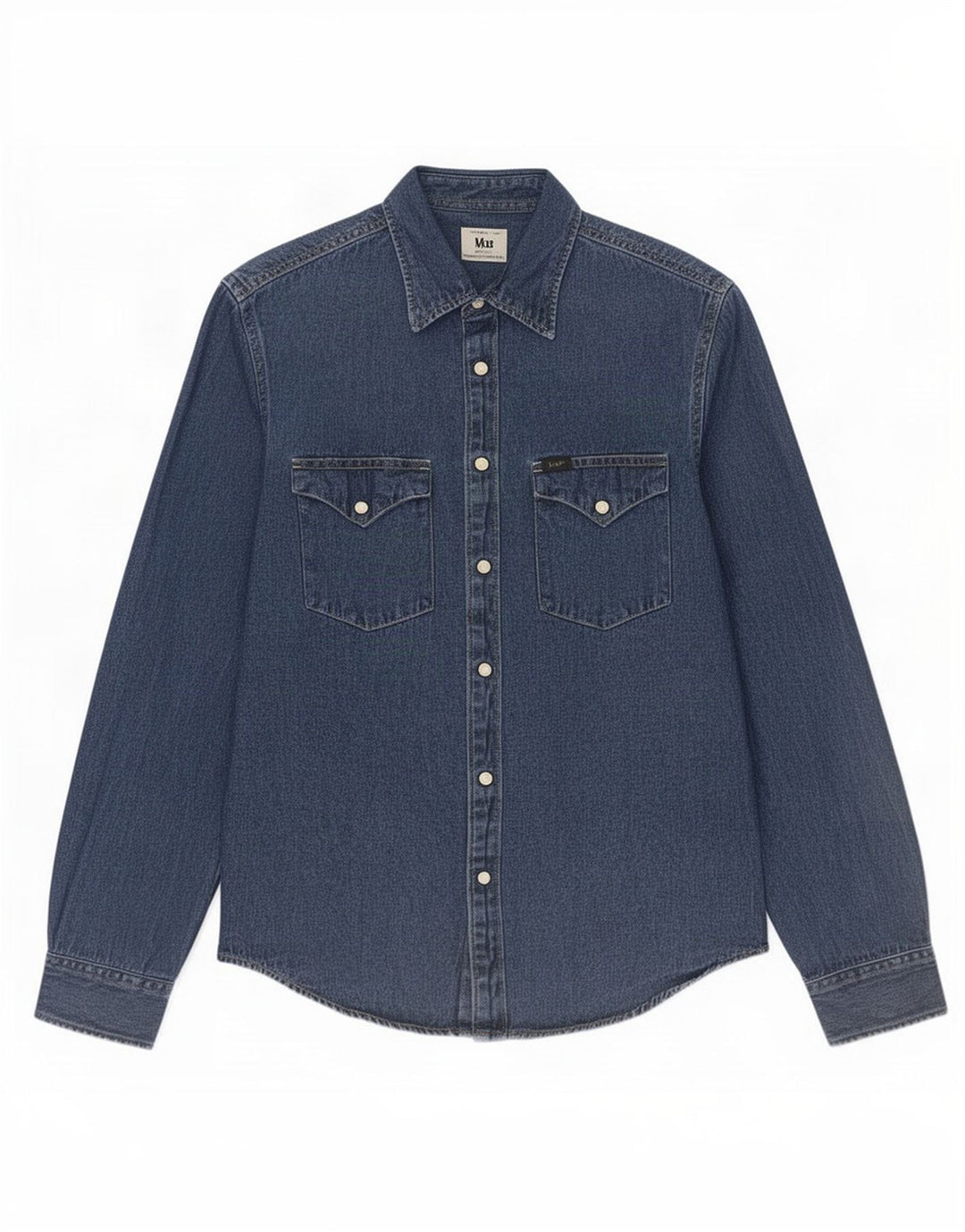Ανδρικό τζιν πουκάμισο Lee Small Blue