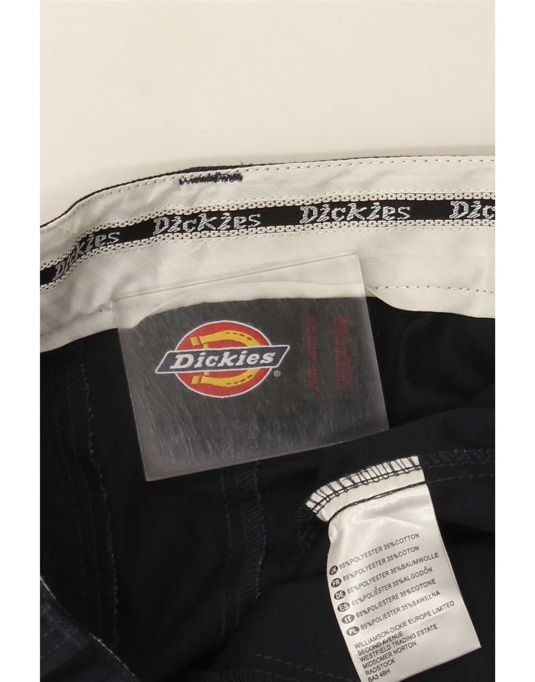 Ανδρικό ίσιο παντελόνι Chino Dickies W38 L31 Μαύρο πολυεστέρα