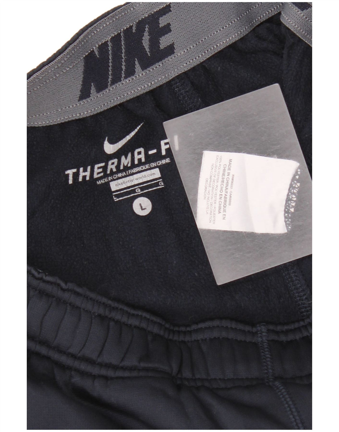Ανδρικές αθλητικές φόρμες Nike Therma-Fit Παντελόνι μεγάλου μπλε ναυτικού πολυεστέρα