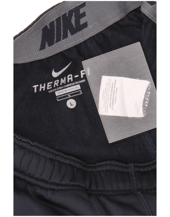 Ανδρικές αθλητικές φόρμες Nike Therma-Fit Παντελόνι μεγάλου μπλε ναυτικού πολυεστέρα