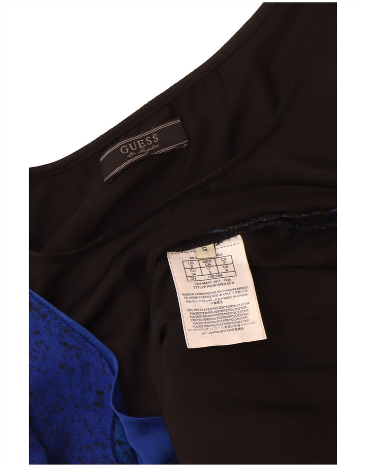 Guess Γυναικείο Αμάνικο Φόρεμα Shift UK 6 XS Μαύρο Πολυεστέρα