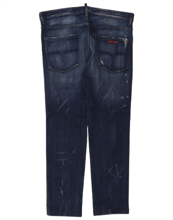 Dsquared2 Γυναικεία Distressed Slim Jeans IT 52 2XL W36 L29 Μπλε βαμβακερό