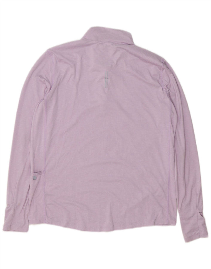 Γυναικεία φόρμα πουλόβερ με φερμουάρ Nike Dri Fit Top UK 14 Medium Purple