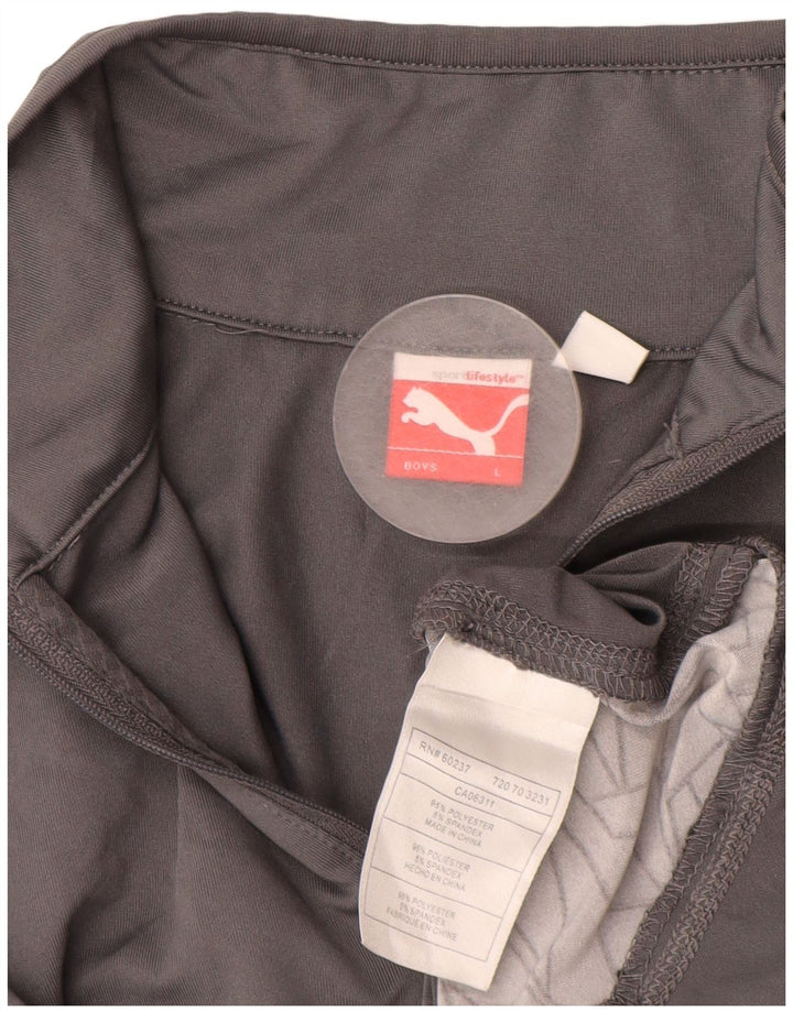 Φόρμα PUMA Boys με φερμουάρ πουλόβερ φόρμα 11-12 ετών μεγάλο γκρι