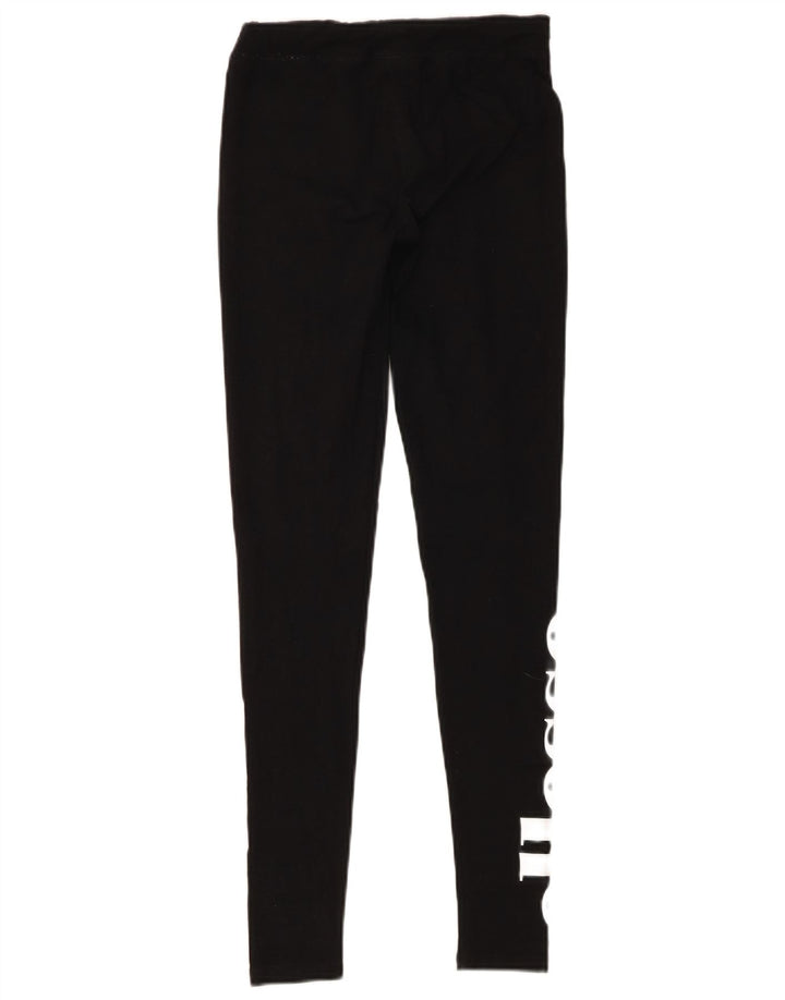Ellesse Γυναικείο Γραφικό Κολάν UK 8 Μικρό μαύρο βαμβακερό