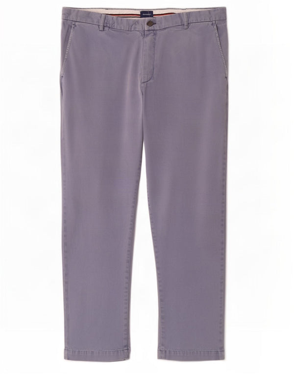 Gant Ανδρικό ίσιο κανονικό παντελόνι Chino W36 L30 Μπλε