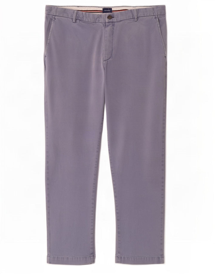 Gant Ανδρικό ίσιο κανονικό παντελόνι Chino W36 L30 Μπλε