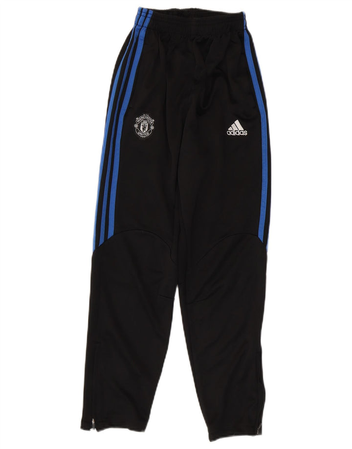 Παντελόνι αθλητικής φόρμας ADIDAS Boys Manchester United Graphic 15-16 ετών Μαύρο