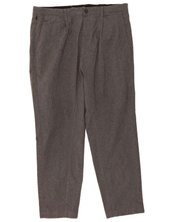 Zara Ανδρικό παντελόνι Chino με καρφίτσες EU 44 Large W34 L28 Γκρι