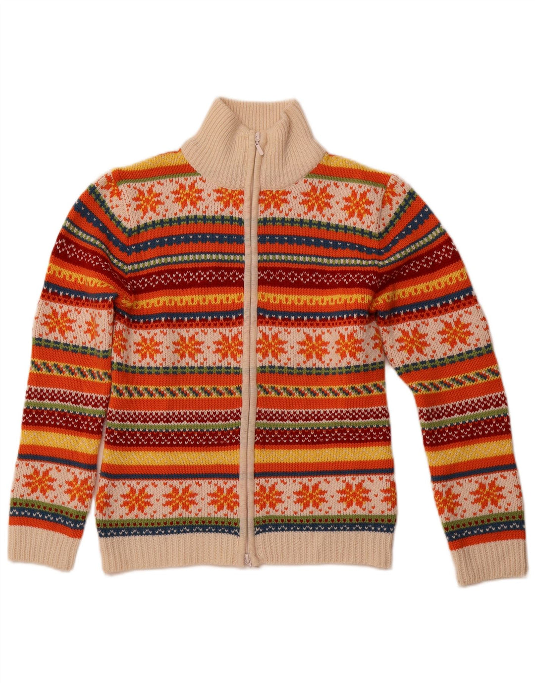 Γυναικείο πουλόβερ TCM Cardigan UK 10/12 μεσαίο πολύχρωμο μαλλί Fair Isle