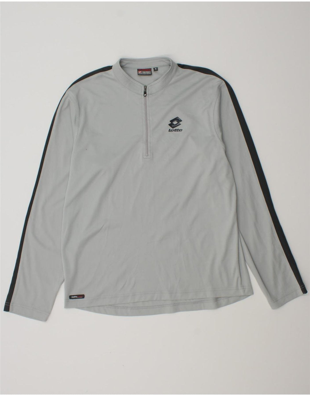 Ανδρική φόρμα πουλόβερ με φερμουάρ Lotto Top Medium Grey Colourblock