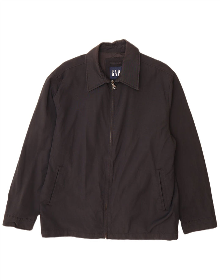 Gap Mens Utility Jacket UK 40 Large Navy Blue Nylon