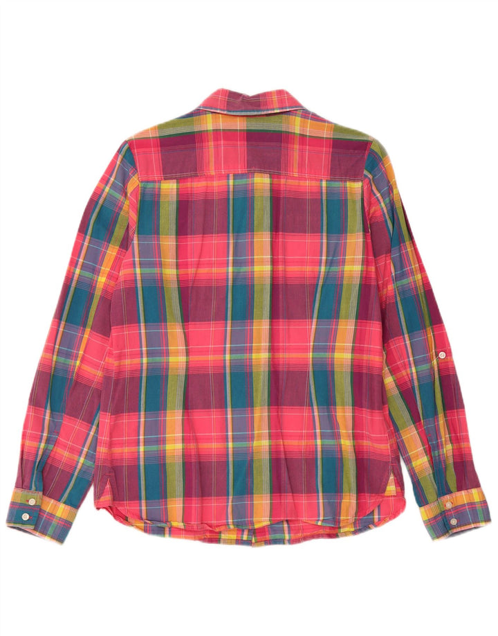 Tommy Hilfiger Γυναικείο πουκάμισο Classic Fit UK 12 μεσαία πολύχρωμη επιταγή