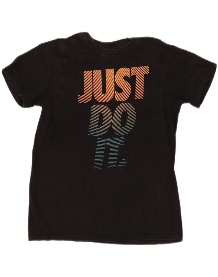 NIKE Boys Athletic Cut Graphic T-Shirt Top 10-11 Years Medium  Black Vintage Nike and Second-Hand Nike from Messina Hembry 