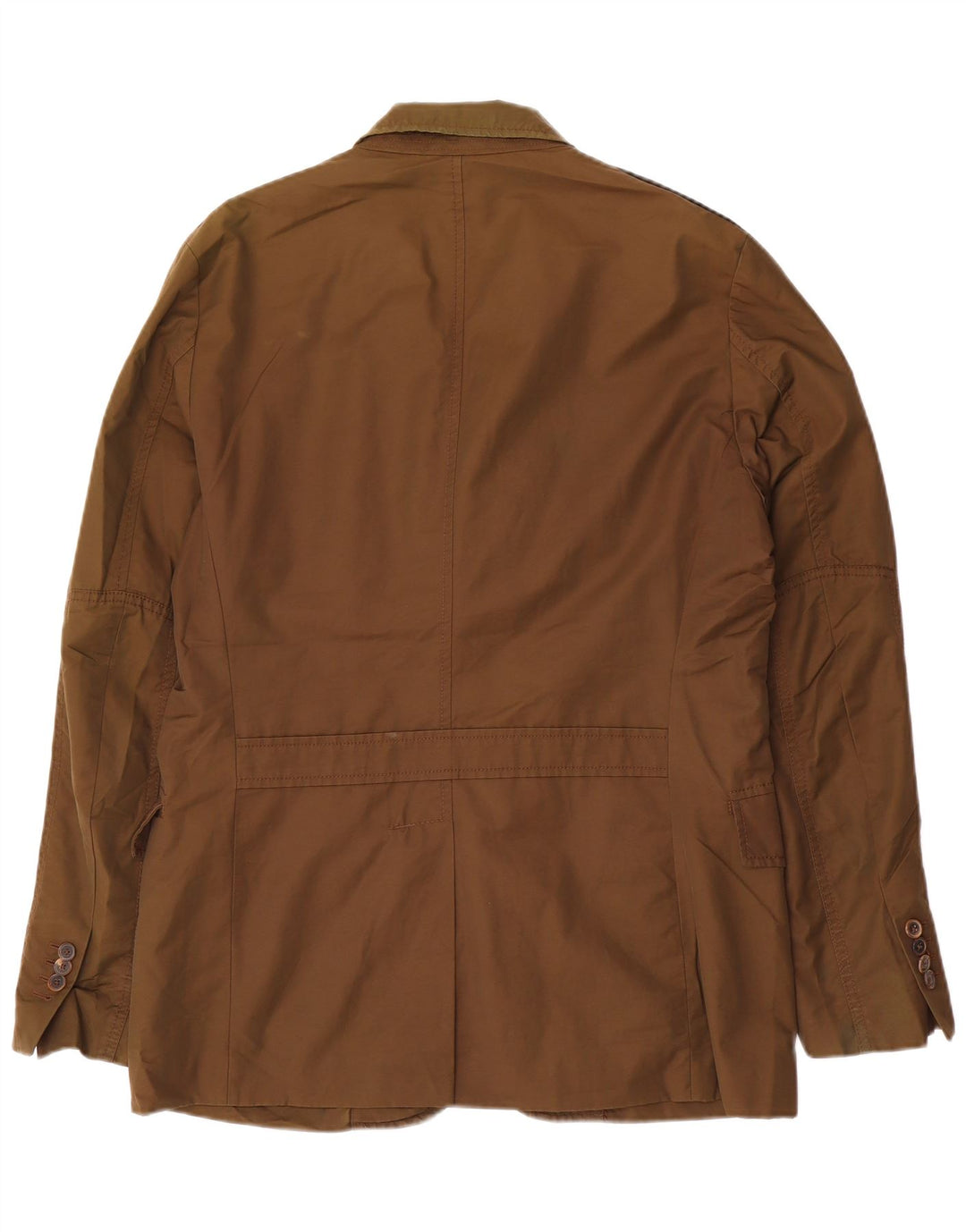 Massimo Dutti Ανδρικό μπλέιζερ με 3 κουμπιά μπουφάν EU 52 μεγάλο καφέ βαμβακερό