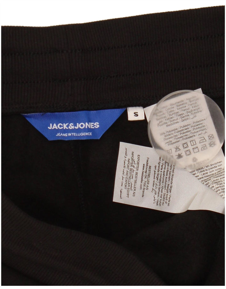 Ανδρικό αθλητικό σορτς Jack & Jones, μικρό μαύρο βαμβακερό
