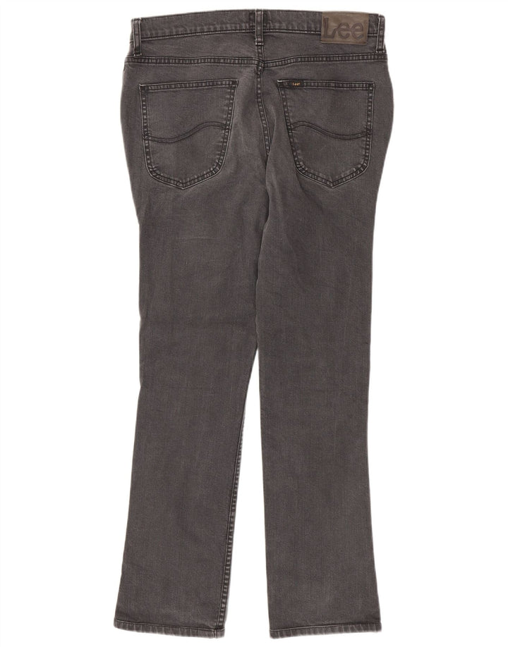 Lee Mens Brooklyn Straight Jeans W34 L30 Γκρι βαμβακερό