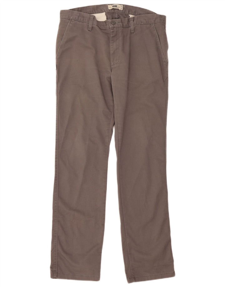 Vans Ανδρικό ίσιο παντελόνι Chino W34 L33 Γκρι βαμβακερό