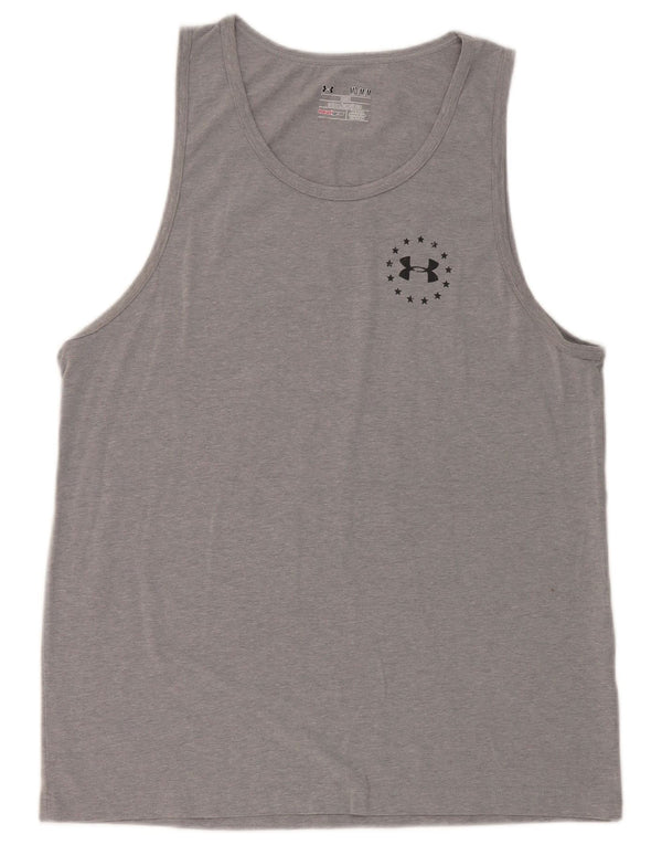 Under Armour Γυναικείο Γιλέκο Heat Gear Γραφικό Top UK 14 Medium Grey