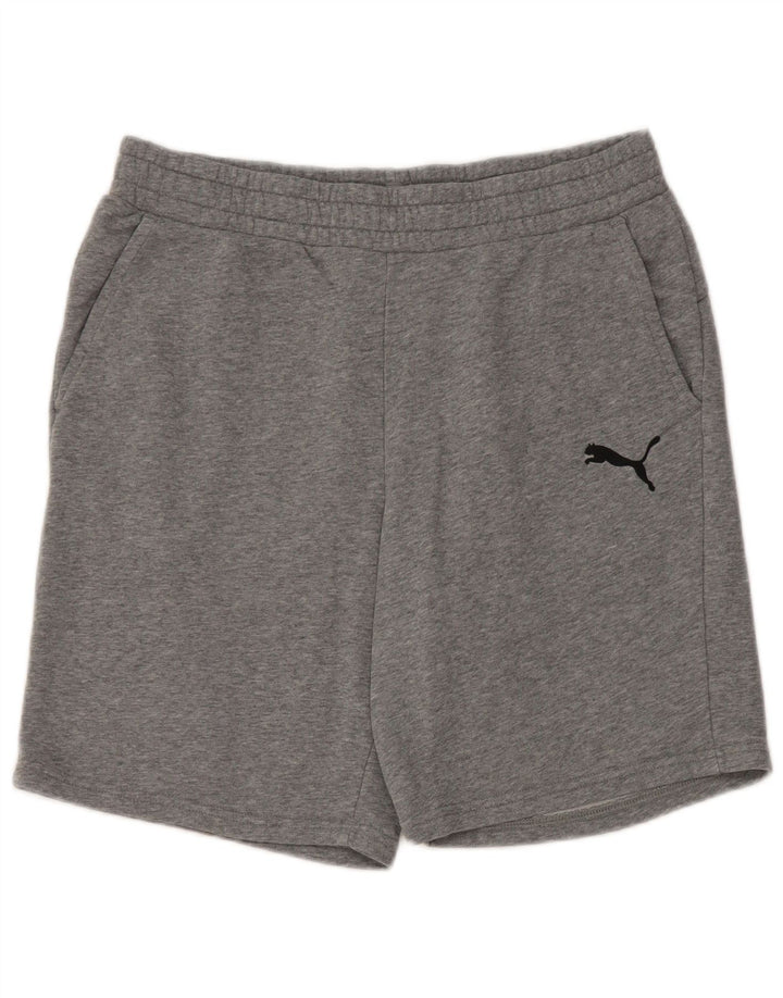 Ανδρικό αθλητικό σορτς Puma μεγάλο γκρι βαμβακερό