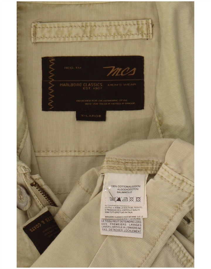 MARLBORO CLASSICS Ανδρικό Utility Jacket UK 42 XL Χακί βαμβακερό
