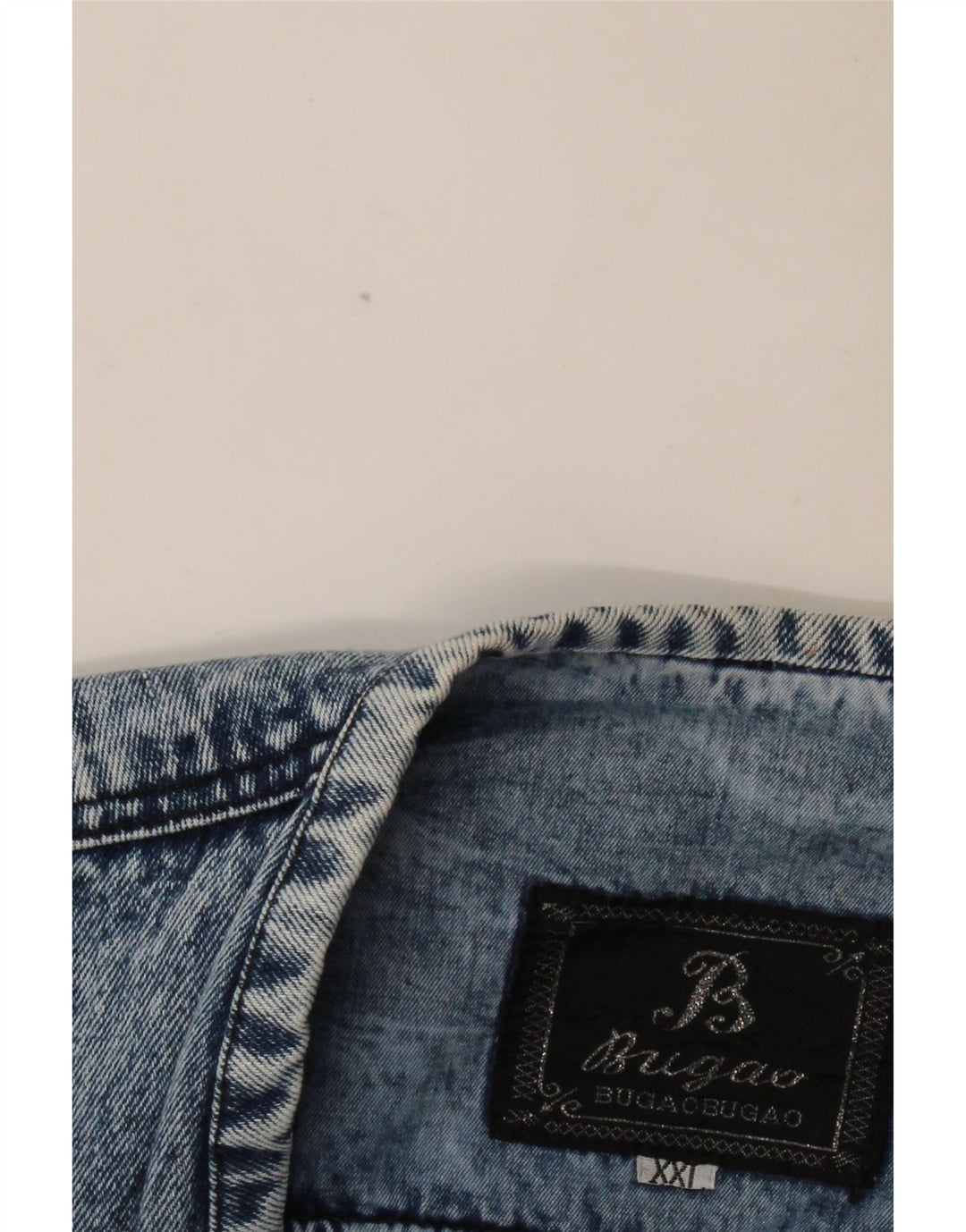 VINTAGE Ανδρικό Τζιν Gilet UK 44 2XL Μπλε